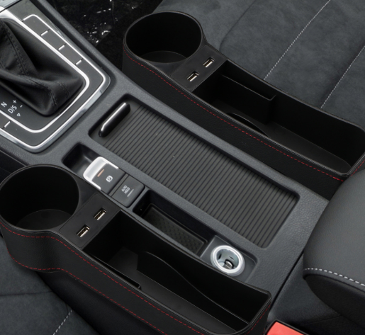 Auto-organizers met bekerhouder