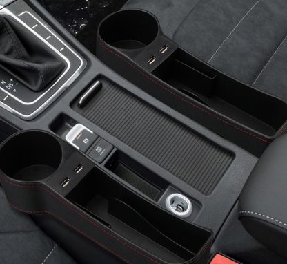 Auto-organizers met bekerhouder