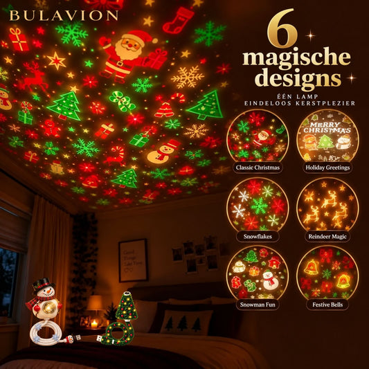 USB-kerstprojector – feestelijke lichtprojecties