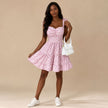 Floral Summer Dress met Strikbandjes