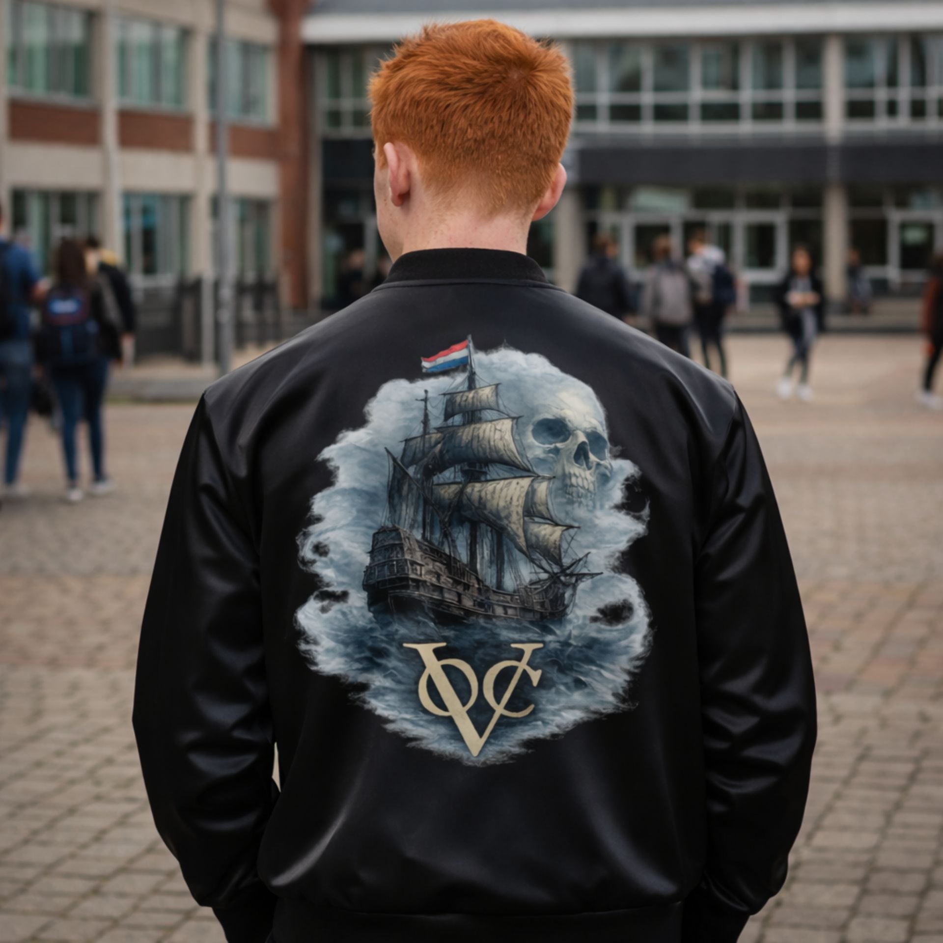 VOC Black Bomber Jacket